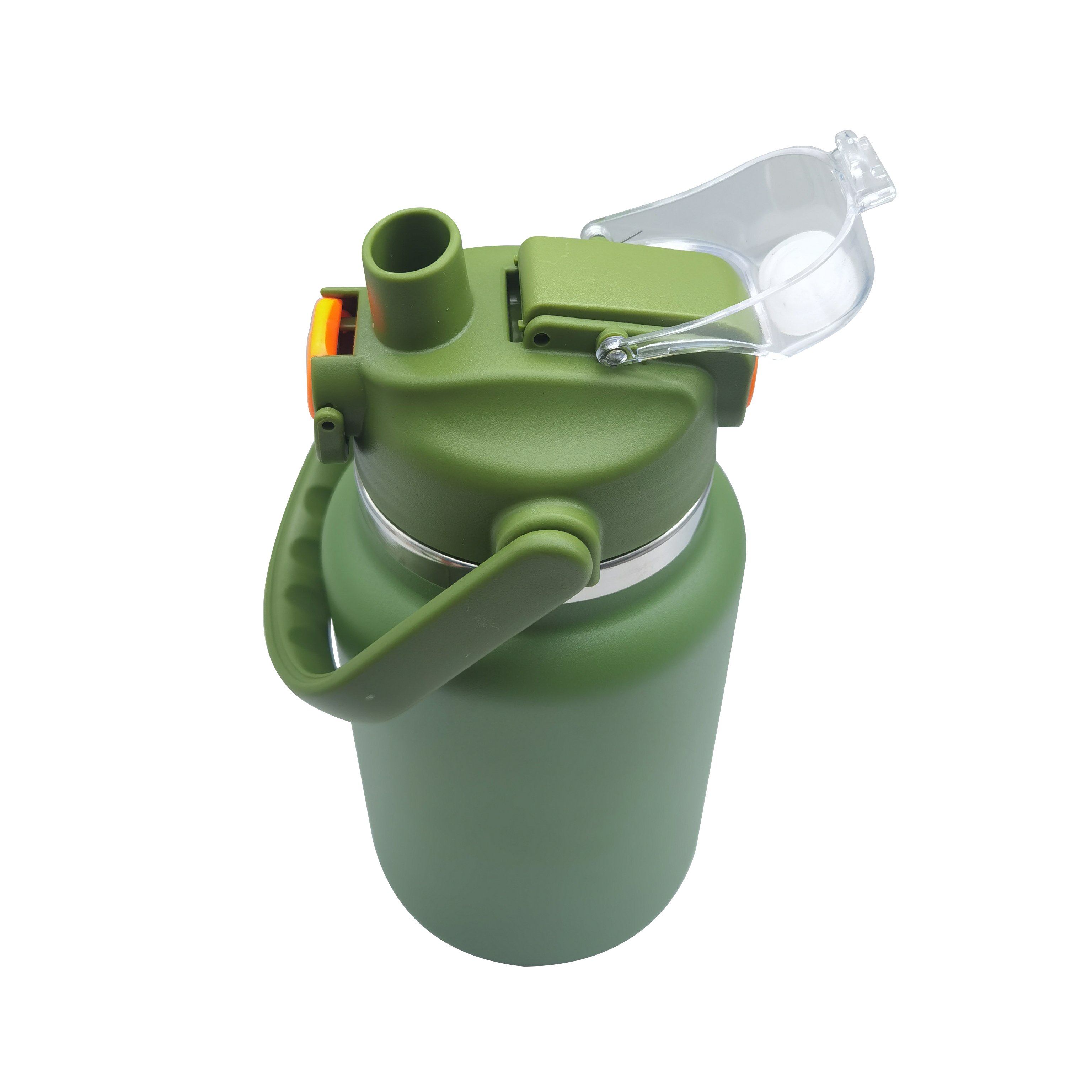 Custom Drinking Insulated Vacuum Thermal Flask Stainless Steel Gym Sports Stainless Steel Water Bottle with Straw