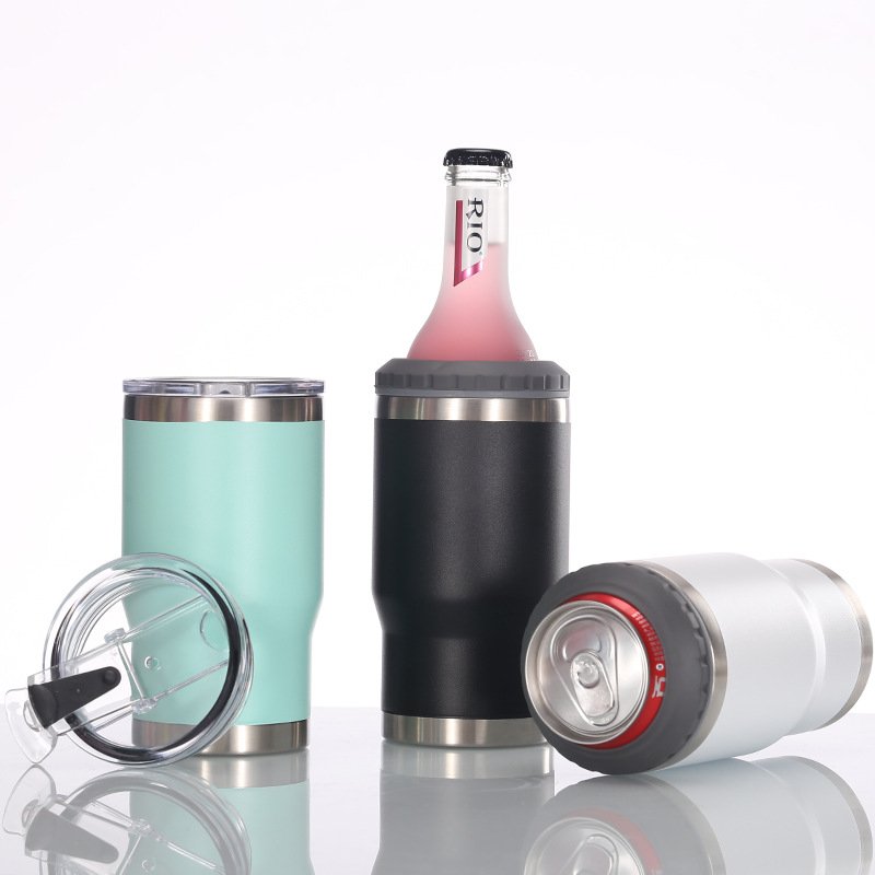 Vacuum Flask 20oz 30oz Stainless Steel Drinking Beer Can Cooler Keep Cold Water Bottles Coffee Mugs Tumbler Cups Keep Cold