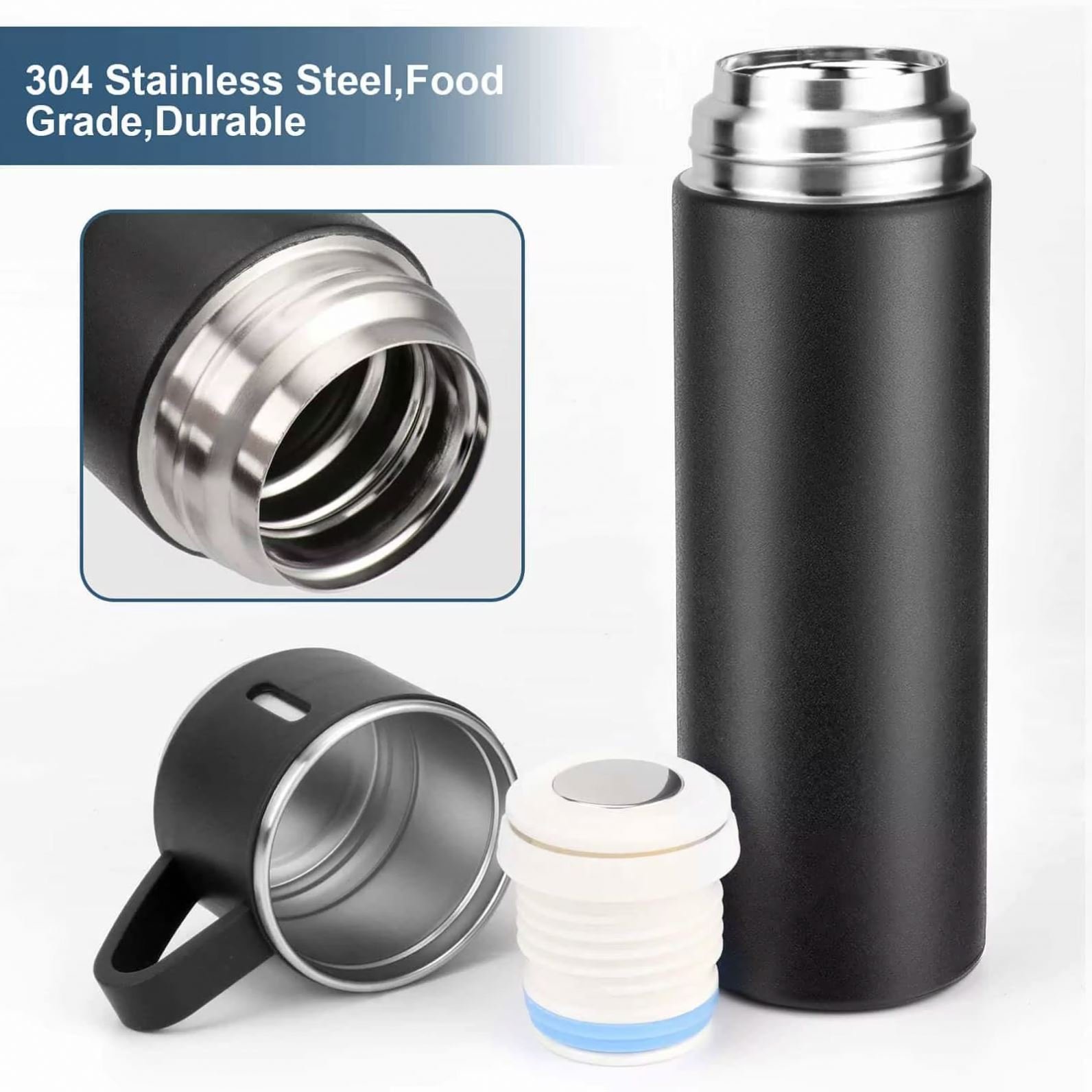 Intelligent temperature display thermal bottle Corporate Business Stainless Steel Vacuum Flask Thermos Mug Gift Set