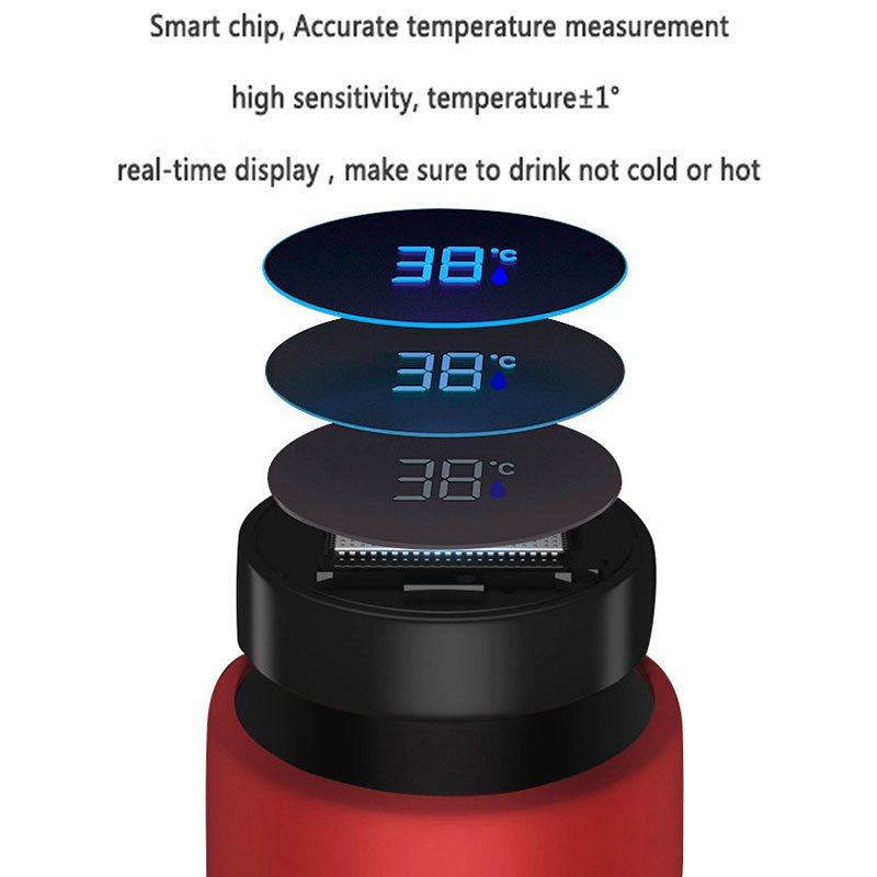 Smart Mug Controlled Heated Coffee Mug Temperature Control Stainless Steel