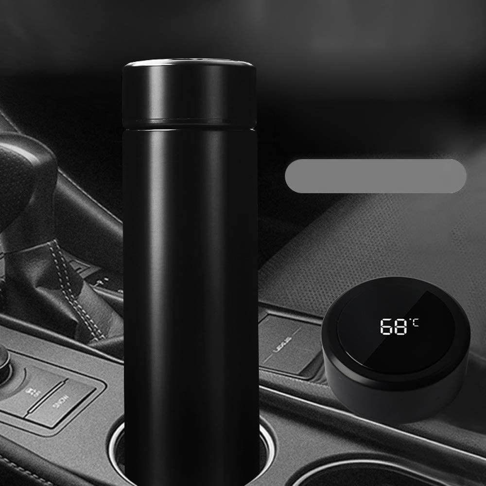 Wholesale Custom Logo 500ml Smart Thermos with Temperature Water Bottle with Printing Logo Custom Packaging Business Gift Box