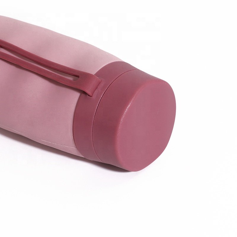 Wellfine Wholesale Personalised Silicon Foldable Gym Water Bottle Reusable Girls Outdoor Sports Travel Water Bottles