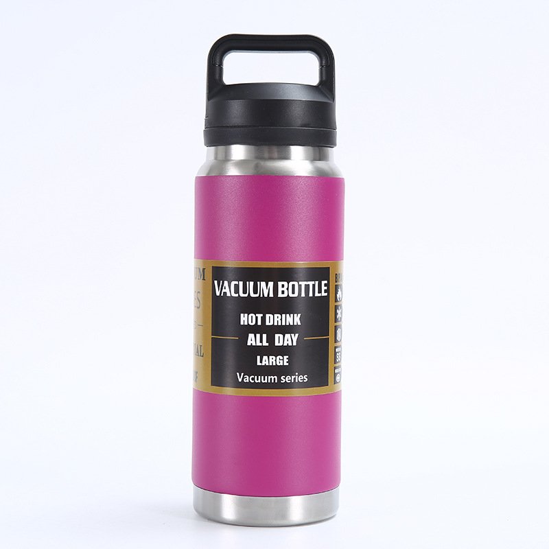 Designs 600ml 800ml 1100ml Sport Water Bottle Vacuum Insulated Stainless Steel Flask Large Capacity Tumbler with Chug Cap