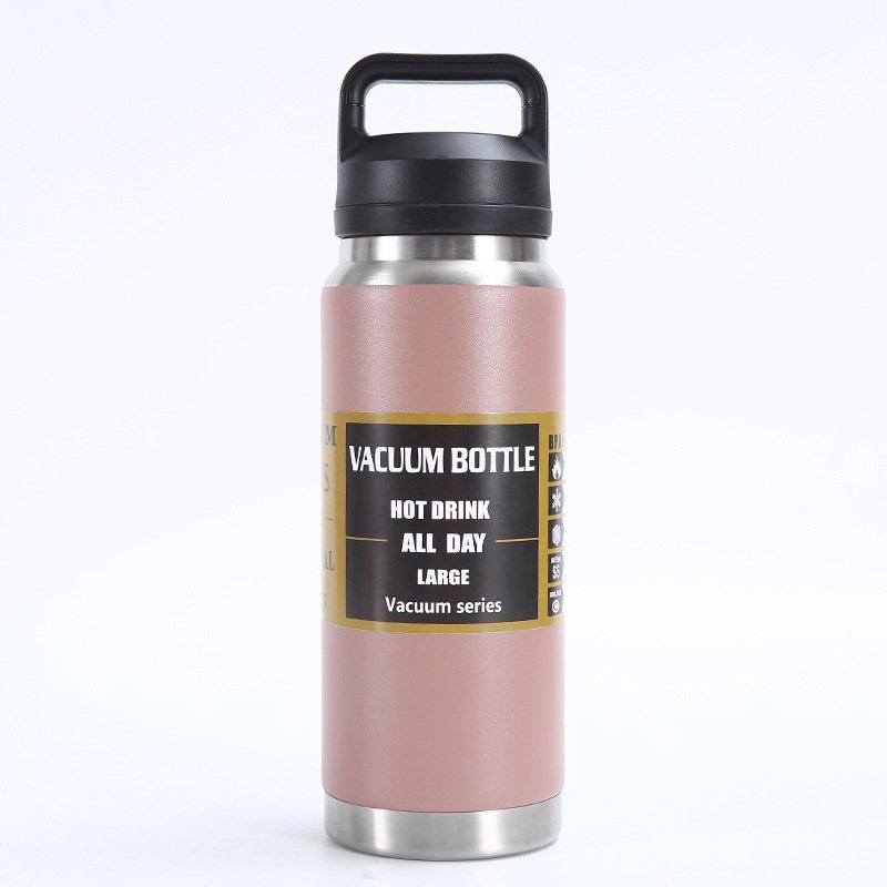 Designs 600ml 800ml 1100ml Sport Water Bottle Vacuum Insulated Stainless Steel Flask Large Capacity Tumbler with Chug Cap
