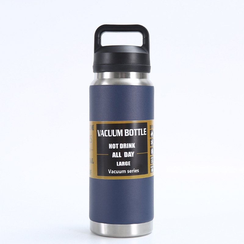 Designs 600ml 800ml 1100ml Sport Water Bottle Vacuum Insulated Stainless Steel Flask Large Capacity Tumbler with Chug Cap