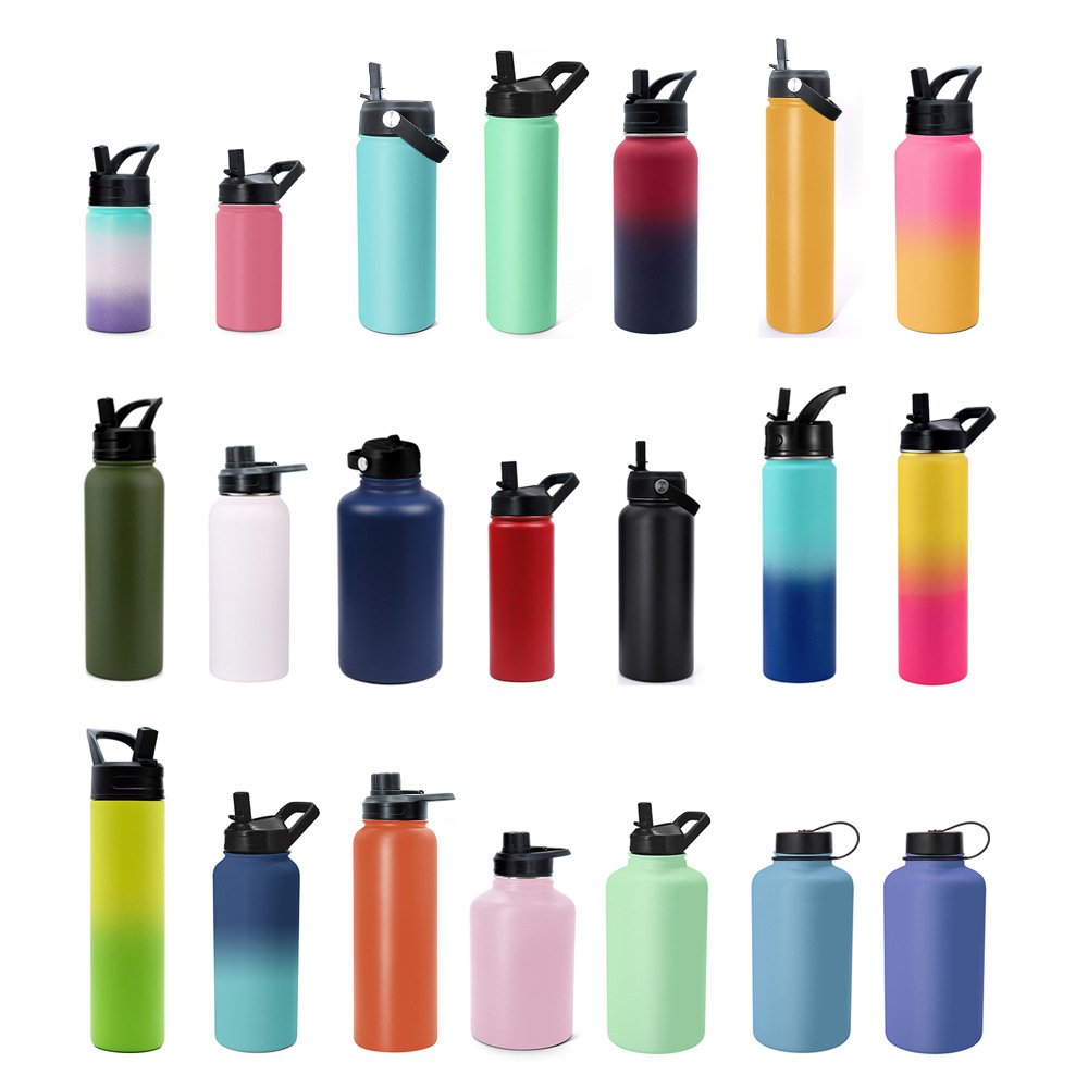 18oz Portable Tumbler Insulated Stainless Steel Thermoses Cup Glass Mugs Thermal Vacuum Flask Wholesale Flask Water Bottle With