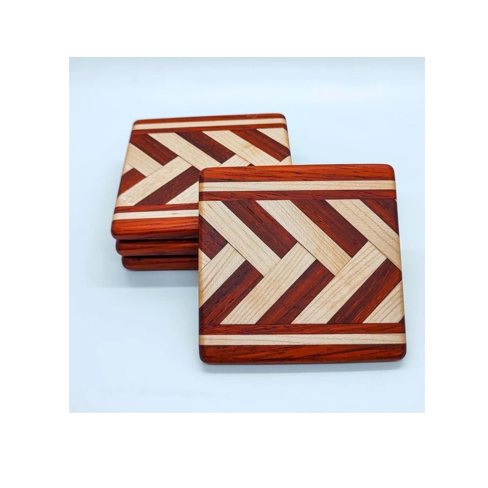 Modern Natural Wooden Round Coaster Best Quality Tree Of Bark Coaster Handmade Wooden Mug Coaster At Reasonable Price