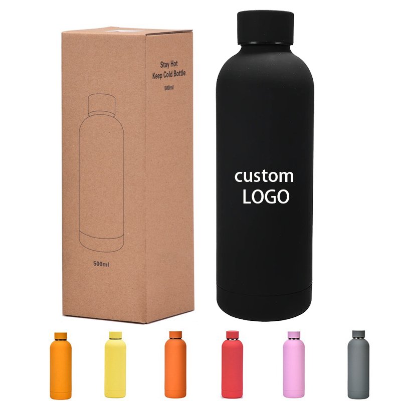 vacuum insulated thermos water bottle stainless steel vacuum flasks with lid custom logo