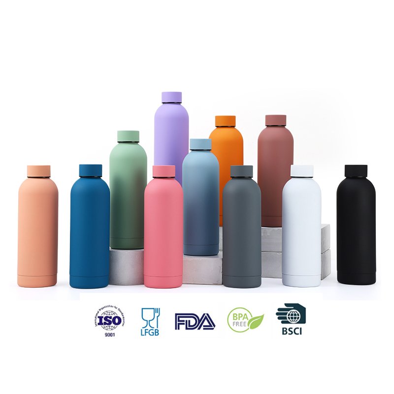 vacuum insulated thermos water bottle stainless steel vacuum flasks with lid custom logo