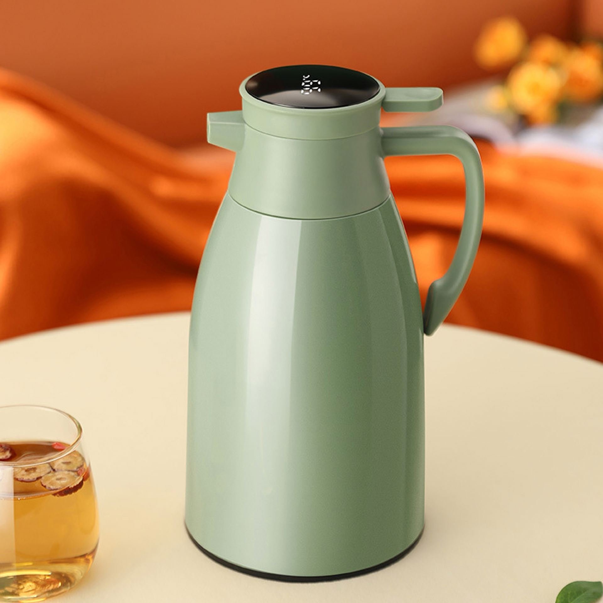 High grade LED termos digitales touch screen temperature display large capacity Thermo pot jar 304 Vacuum Flask water bottle