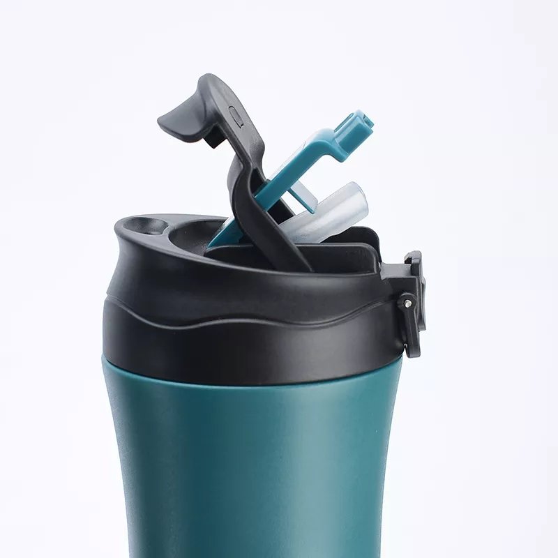 2022 Hot Sale Customized wholesale vacuum stainless steel vacuum cup Double Drinking Lid travel coffee mug