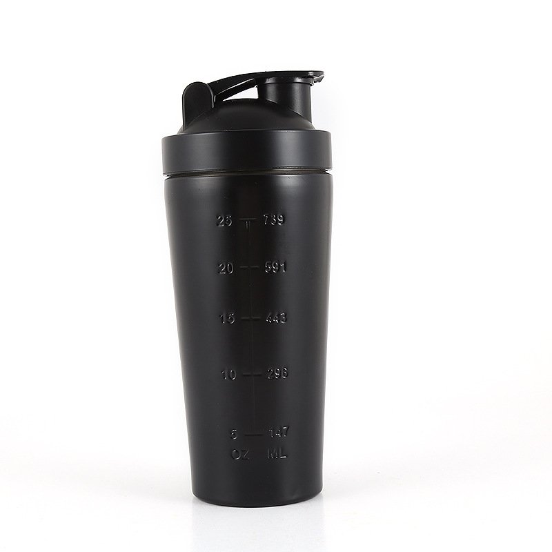2023 Custom 500ml Protein Powder Shaker Bottle 18/8 Stainless Steel Wallets Drinkware Vacuum Flasks & Thermoses American Style