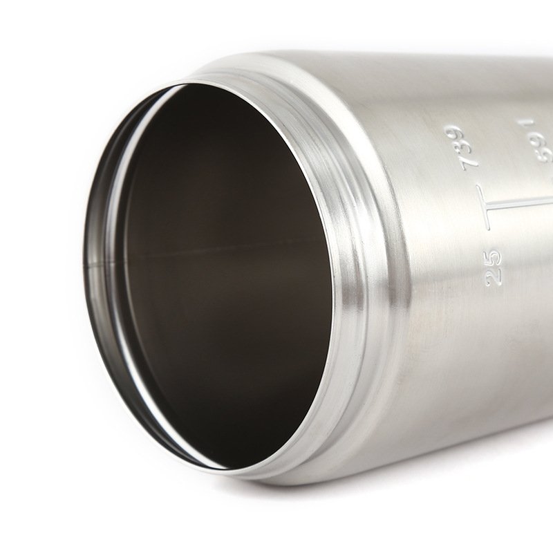 2023 Custom 500ml Protein Powder Shaker Bottle 18/8 Stainless Steel Wallets Drinkware Vacuum Flasks & Thermoses American Style