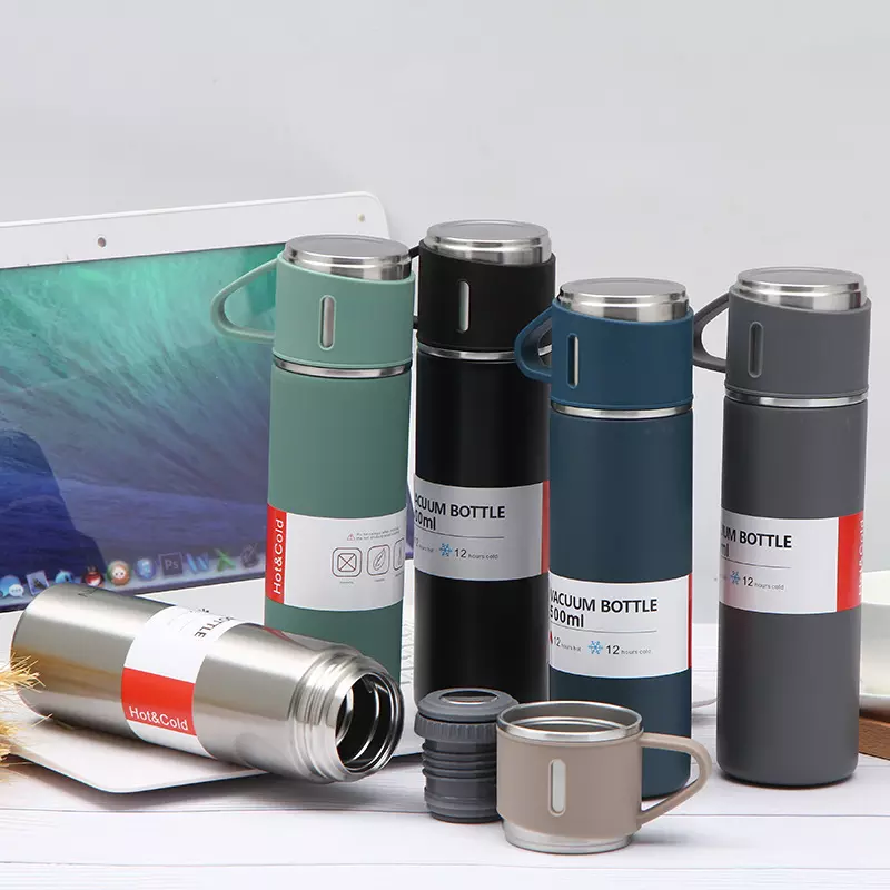 Stainless Steel Vacuum Cup 500ml Smart Insulation Cup Intelligent Temperature Display Portable Thermos Cups Water Bottle Tea Mug
