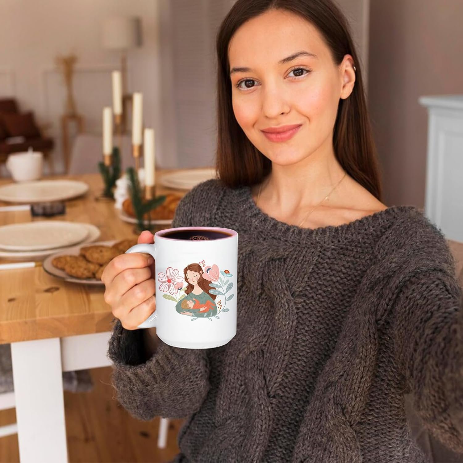 Wholesale Product 15oz Coffee Cup White Ceramic Coffee Mug Sublimation Blank mug