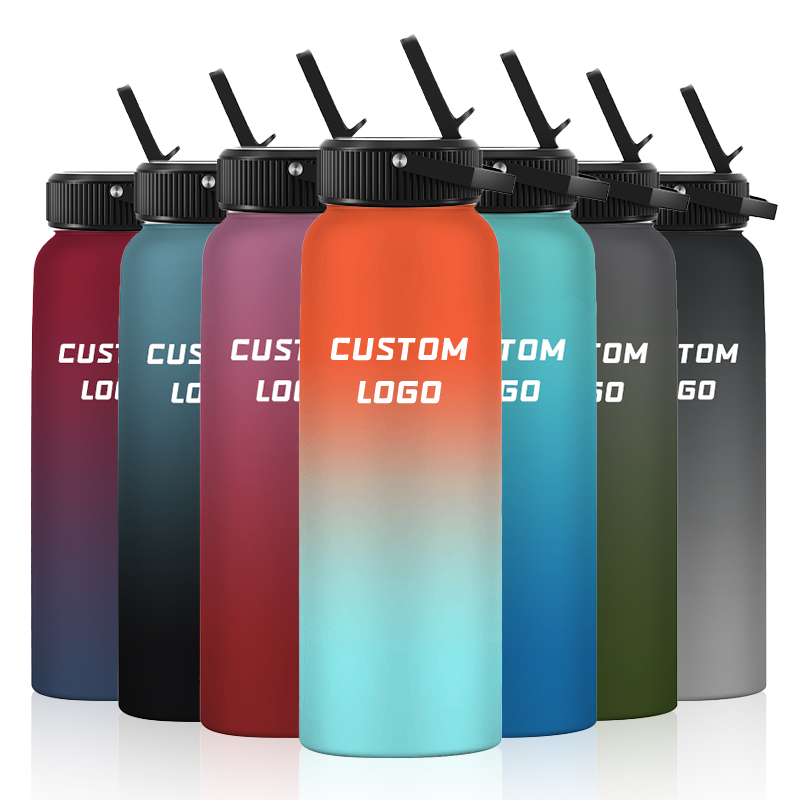 Hot Selling Leak Proof Metal Double Wall Stainless Steel Vacuum Flask Business Water Bottle With Custom Colors Logos