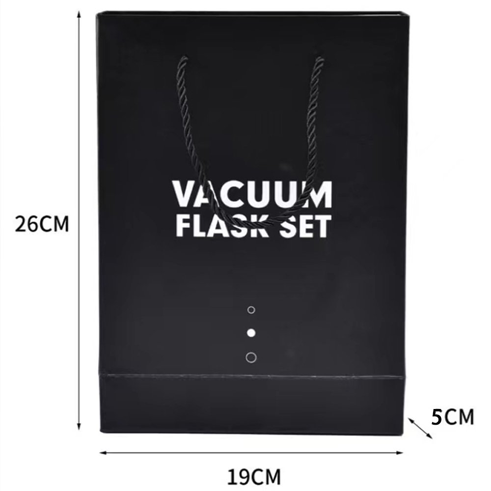 500ml business gift travel mug cup set vacuum flask gift set double wall stainless steel thermos bottle