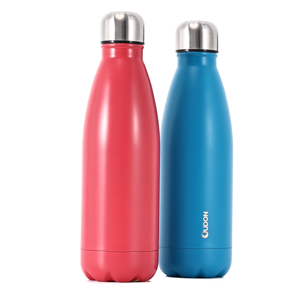 Custom Logo Cola Shaped 17oz 500ml Insulated Water Bottle Sports Portable Vacuum Flask