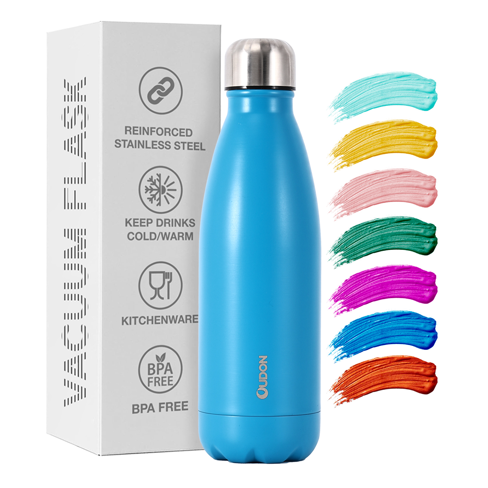 Custom Logo Cola Shaped 17oz 500ml Insulated Water Bottle Sports Portable Vacuum Flask