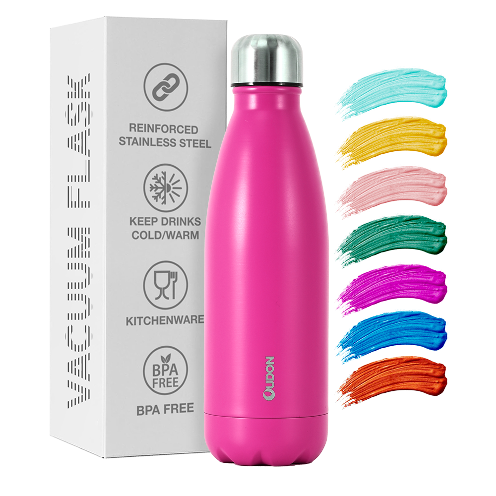 Custom Logo Cola Shaped 17oz 500ml Insulated Water Bottle Sports Portable Vacuum Flask