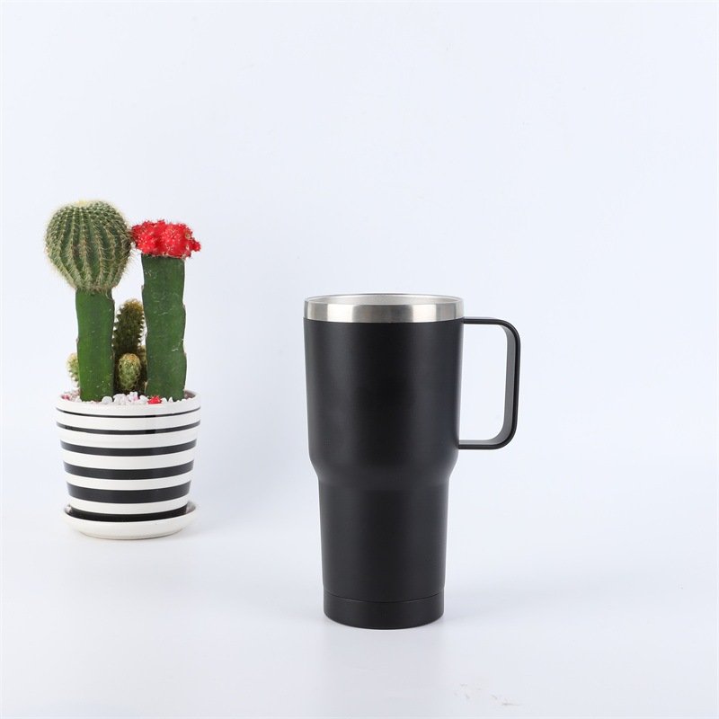 Top seller Christmas Gift 30oz Stainless Steel Tumbler Vacuum Portable Insulated Travel Mug With Handle