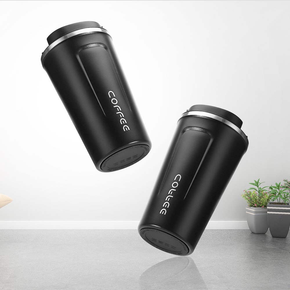 Good Quality travel coffee mug Stainless Steel thermal coffee mug water bottles with custom logo