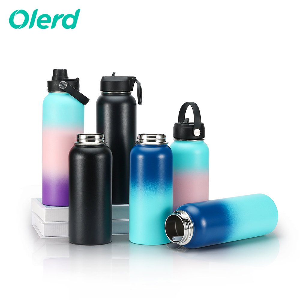 Outdoor Vacuum Flasks 18oz 24oz 32 oz sports bottle Double Wall Insulated stainless steel insulated water bottles
