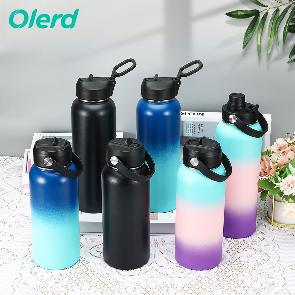Outdoor Vacuum Flasks 18oz 24oz 32 oz sports bottle Double Wall Insulated stainless steel insulated water bottles