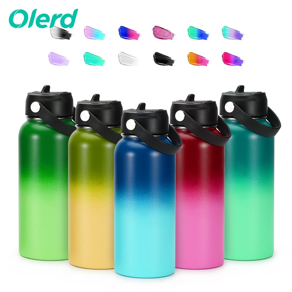 Outdoor Vacuum Flasks 18oz 24oz 32 oz sports bottle Double Wall Insulated stainless steel insulated water bottles