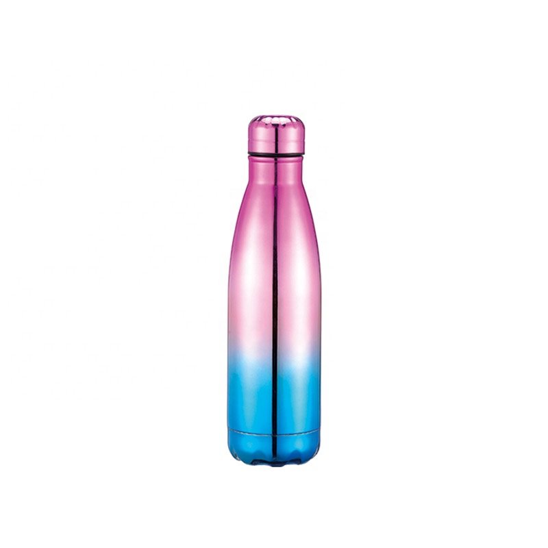Low Price Stainless Thermos 750ml Vacuum Flask Bottle Ceramic Coating Cola Shaped Water Bottle