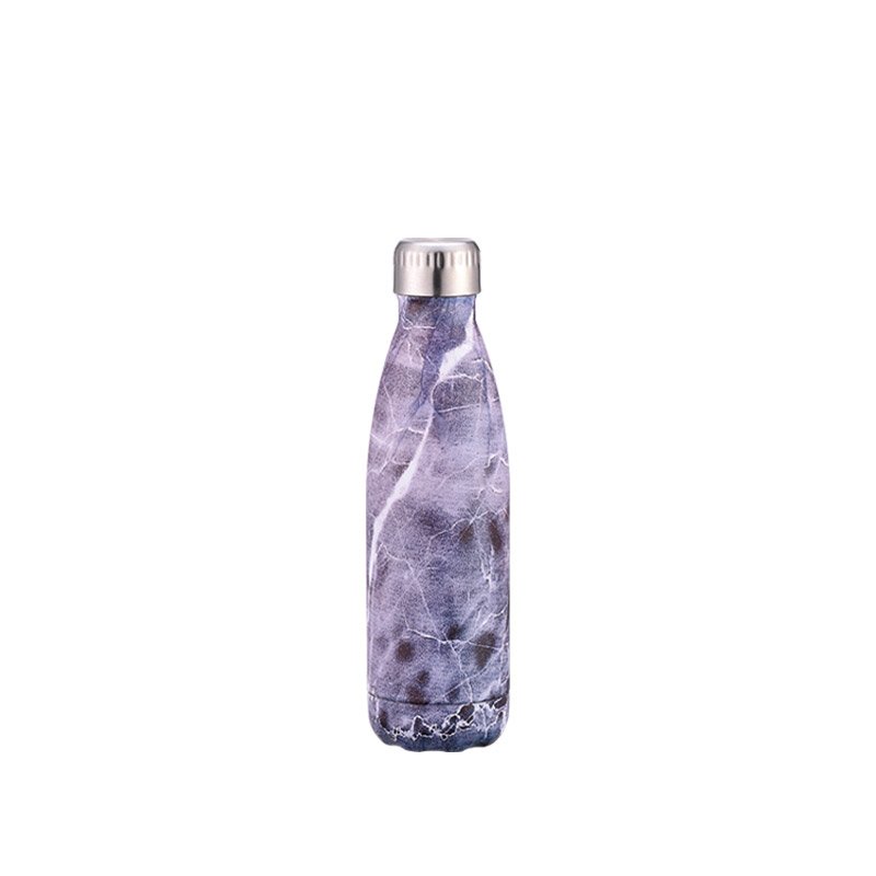 Low Price Stainless Thermos 750ml Vacuum Flask Bottle Ceramic Coating Cola Shaped Water Bottle