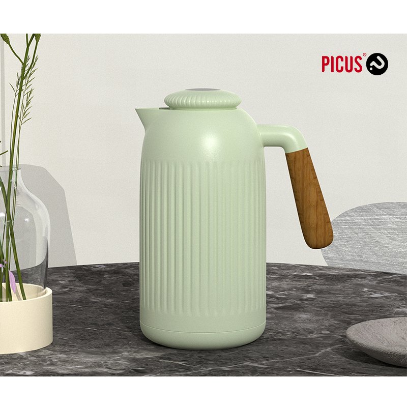 Hot Sell Simple style water jug pp outer glass inner vacuum flask
