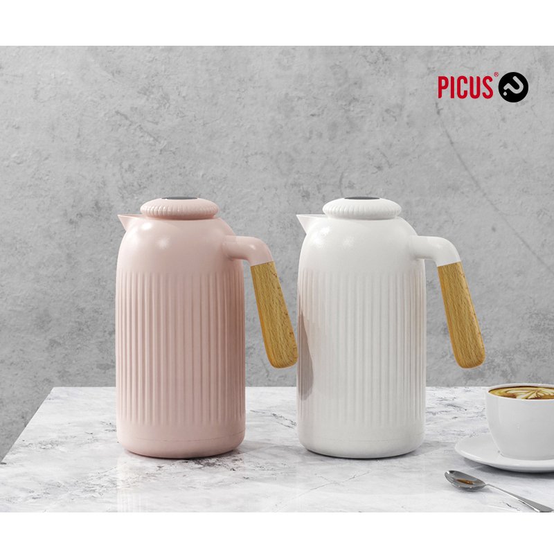 Hot Sell Simple style water jug pp outer glass inner vacuum flask