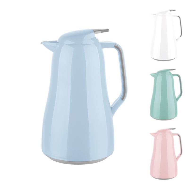 Sunlife 1500ml Unique New Design Modern Style Plastic Vacuum Flask Thermal Coffee Pot