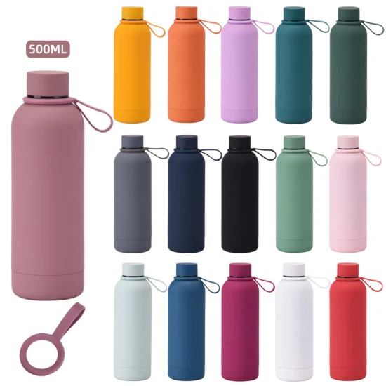 New products 500ml insulated vacuum stainless steel water bottle portable gift cups thermal vacuum flask
