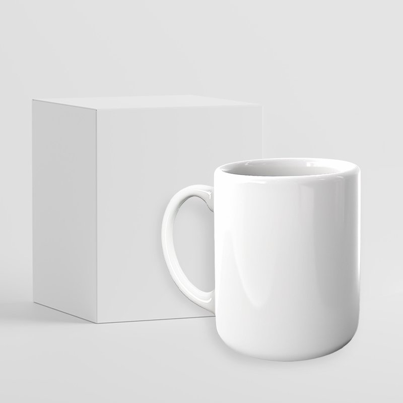 Hot Sale 11oz 15oz Porcelain Plain White Custom Logo Sublimation Blank Ceramic Cup Tea Coffee Mug With Logo