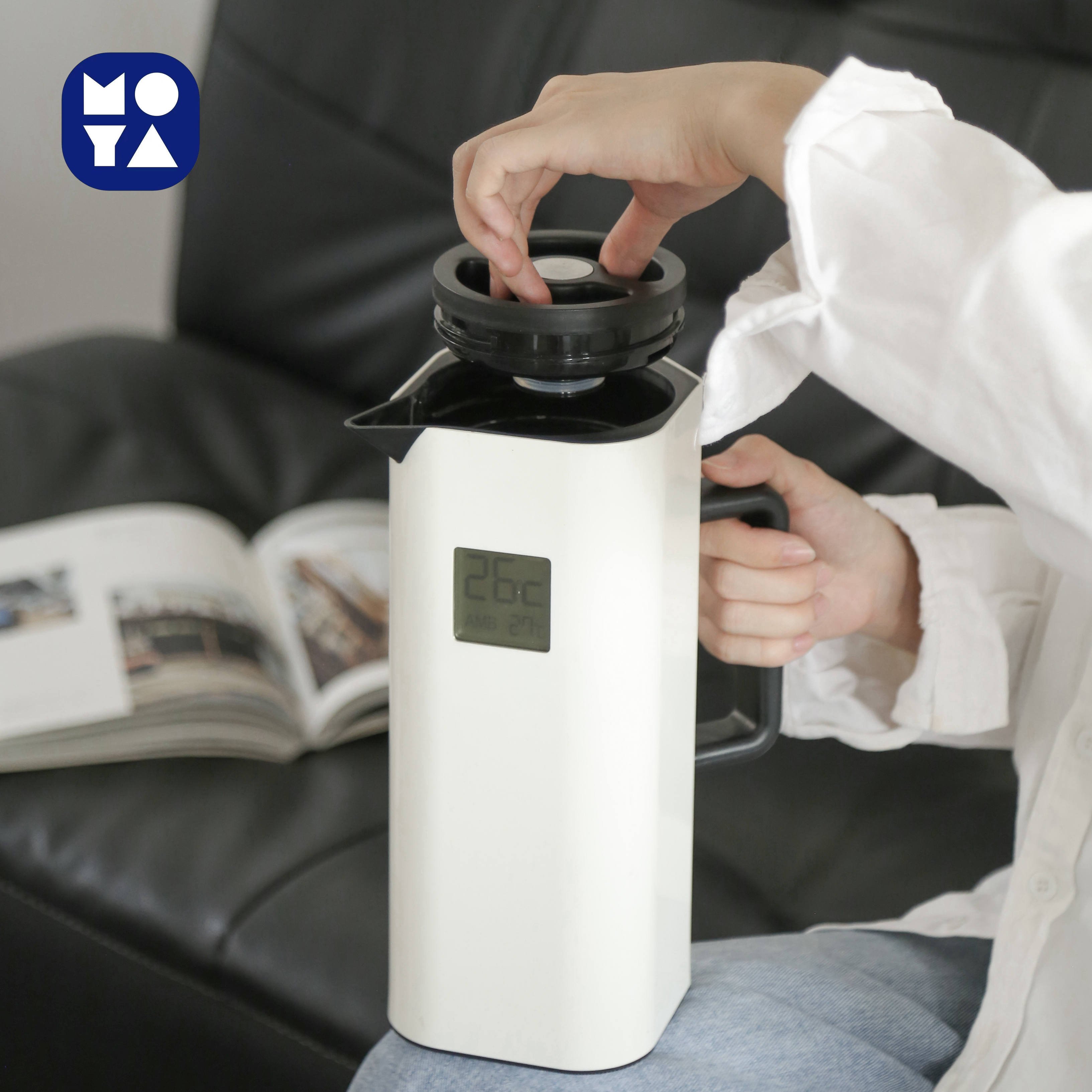 1000ML Wholesale Smart Digital LED Temperature Display Vacuum Thermo Smart Large Capacity Water Jug Household