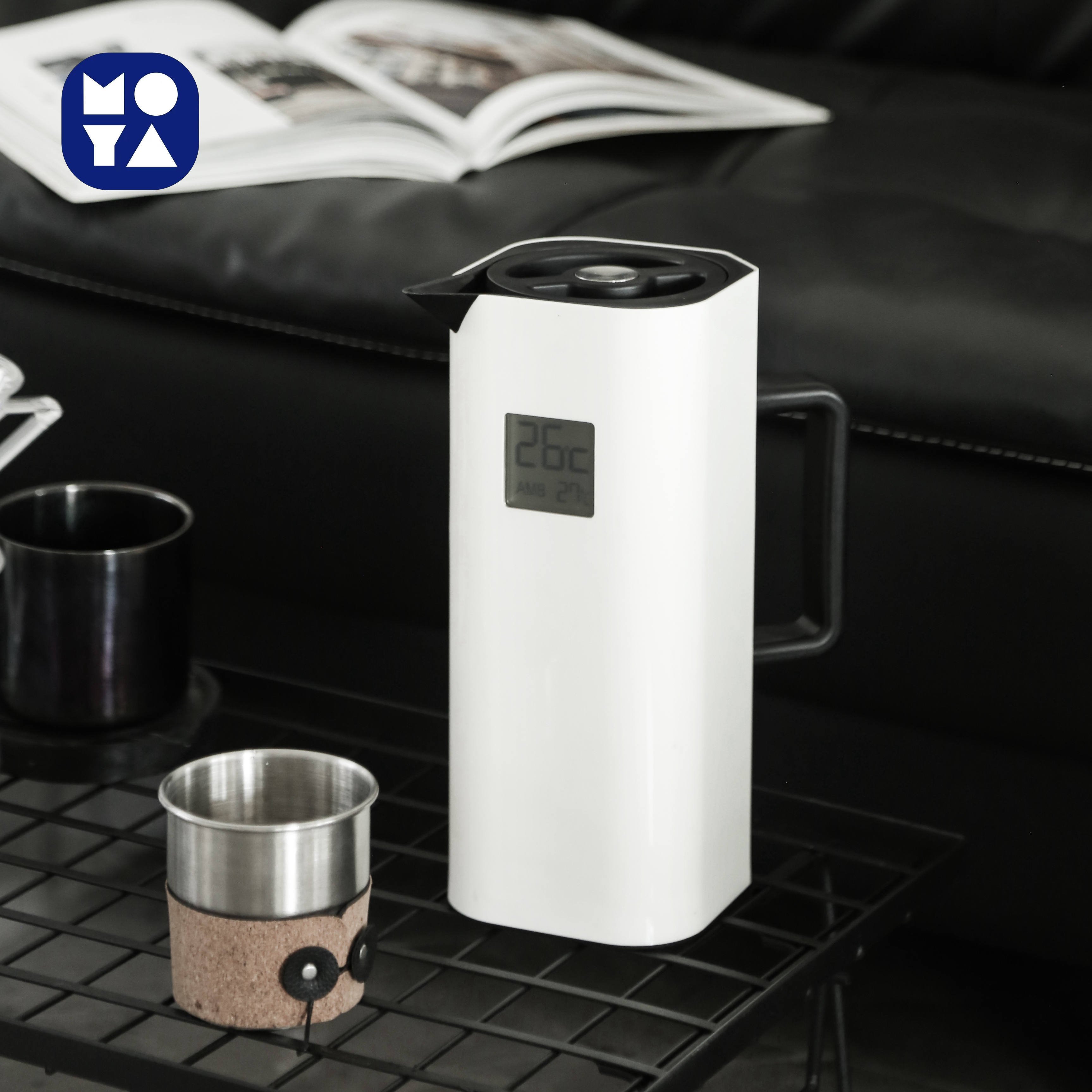 1000ML Wholesale Smart Digital LED Temperature Display Vacuum Thermo Smart Large Capacity Water Jug Household