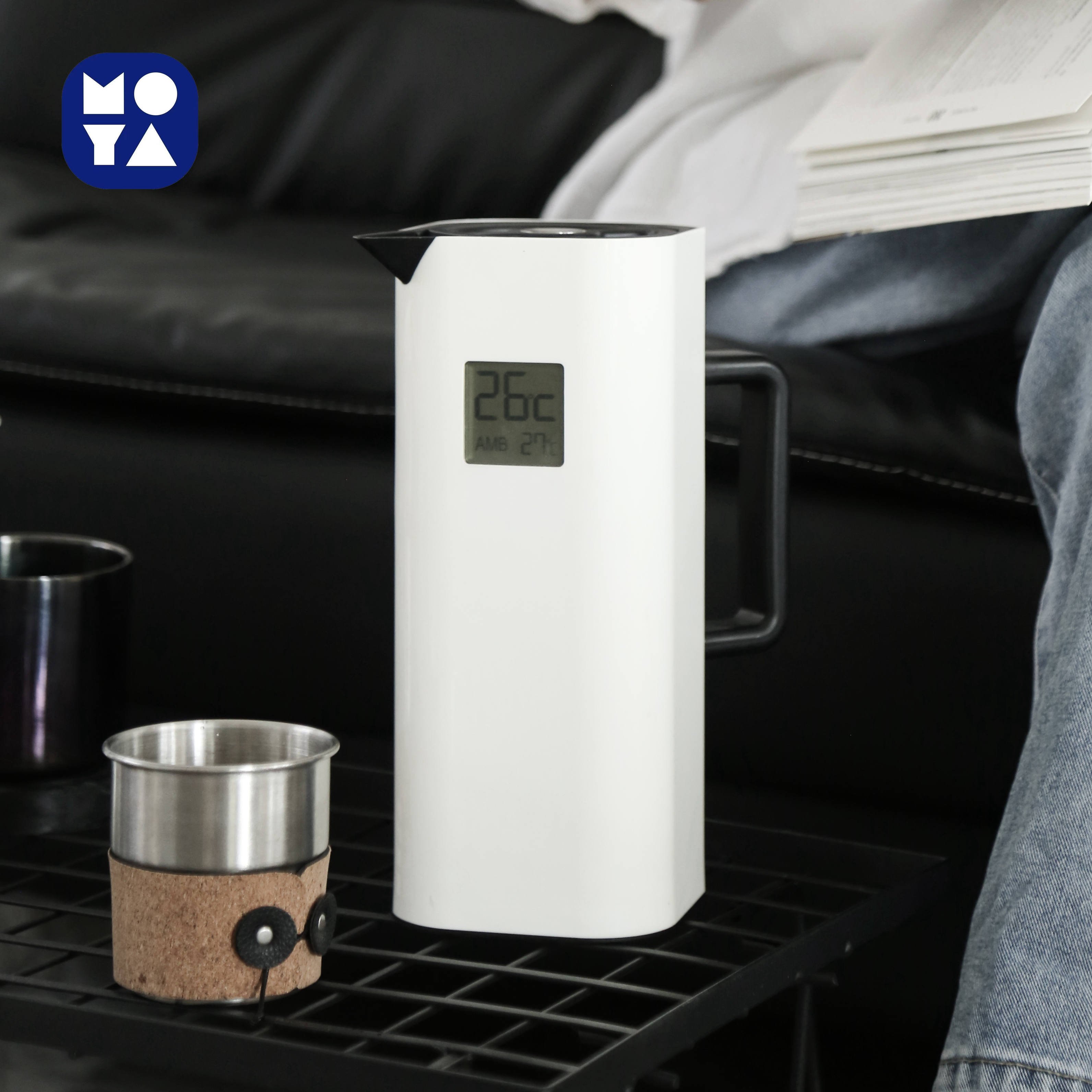 1000ML Wholesale Smart Digital LED Temperature Display Vacuum Thermo Smart Large Capacity Water Jug Household