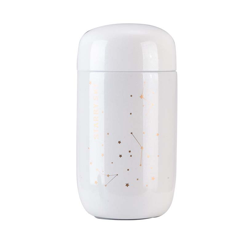 Colors Creative Starry Sky Vacuum Flask Fashion Mini Double Stainless Steel Travel Mug Portable Cute Travel Insulated Tumblers