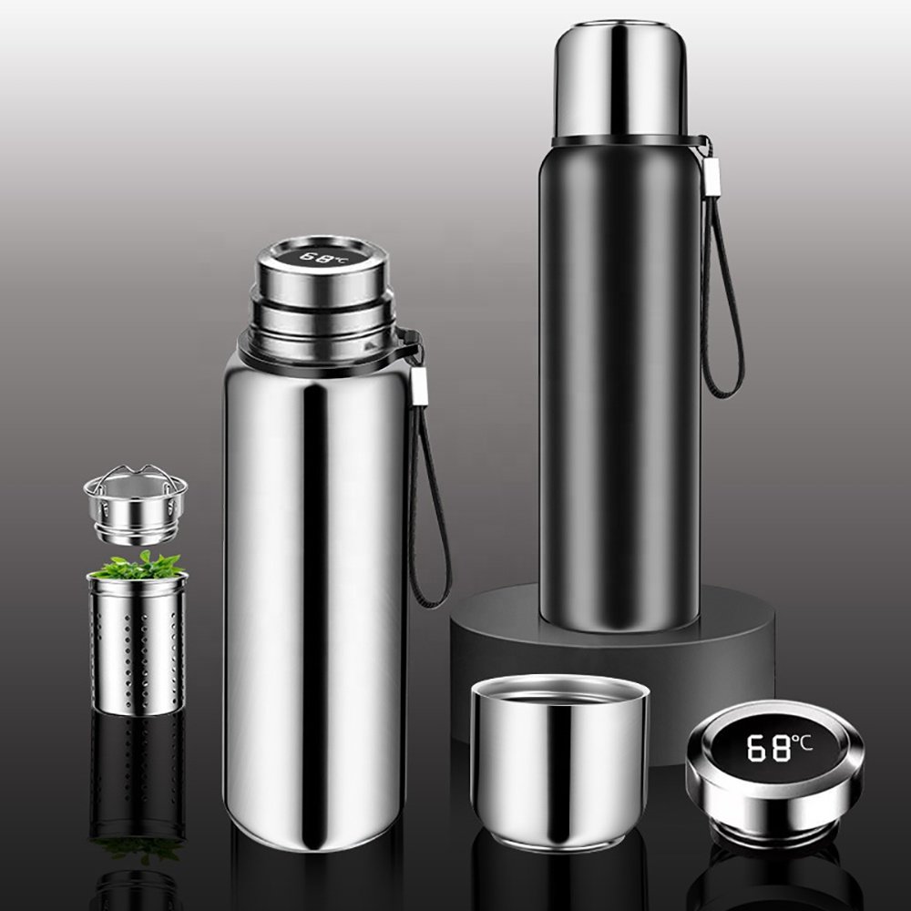 Vacuum Flask & Thermoses 750ML/25OZ Stainless Steel Vacuum Insulated Thermos Flask with Drinking Cup