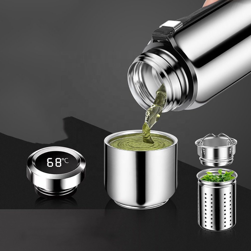 Vacuum Flask & Thermoses 750ML/25OZ Stainless Steel Vacuum Insulated Thermos Flask with Drinking Cup