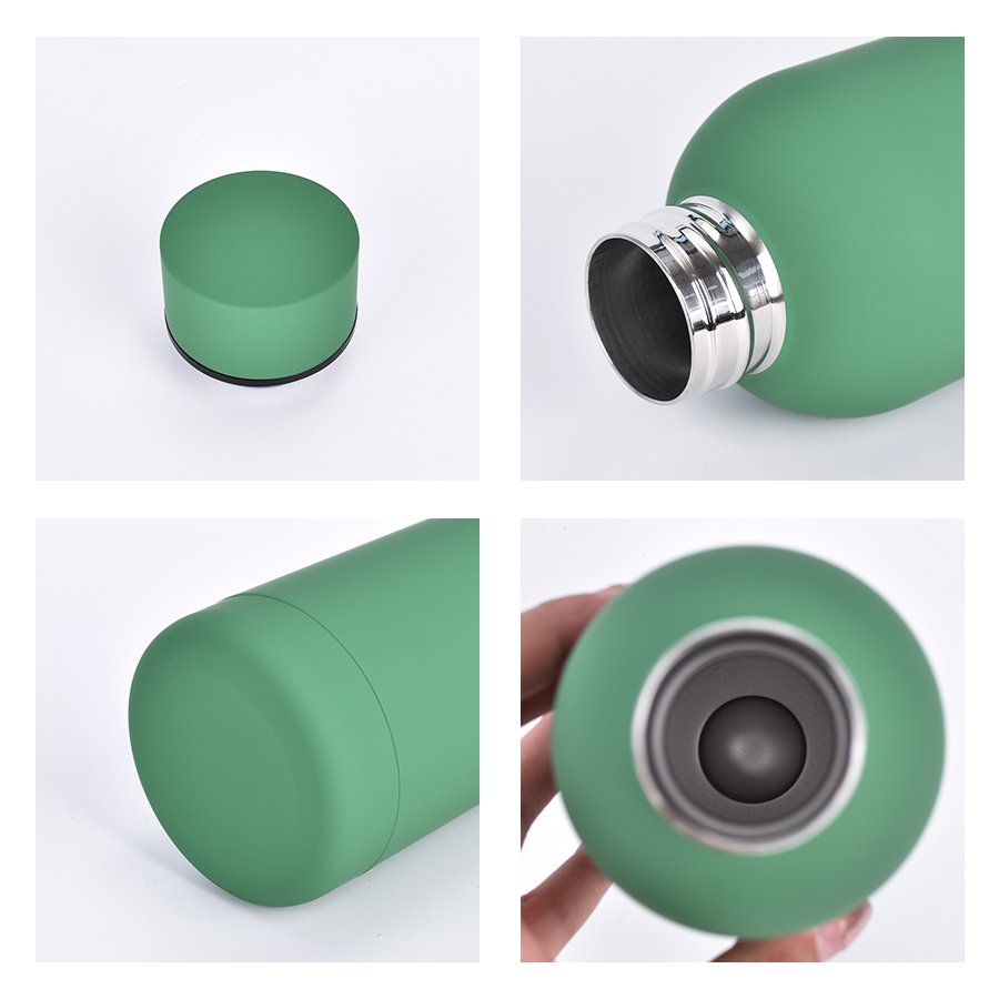 Custom Logo Reusable BPA Free Sports Gym Double Wall Vacuum Insulated Thermos Thermal Flask Drink Stainless Steel Water Bottle