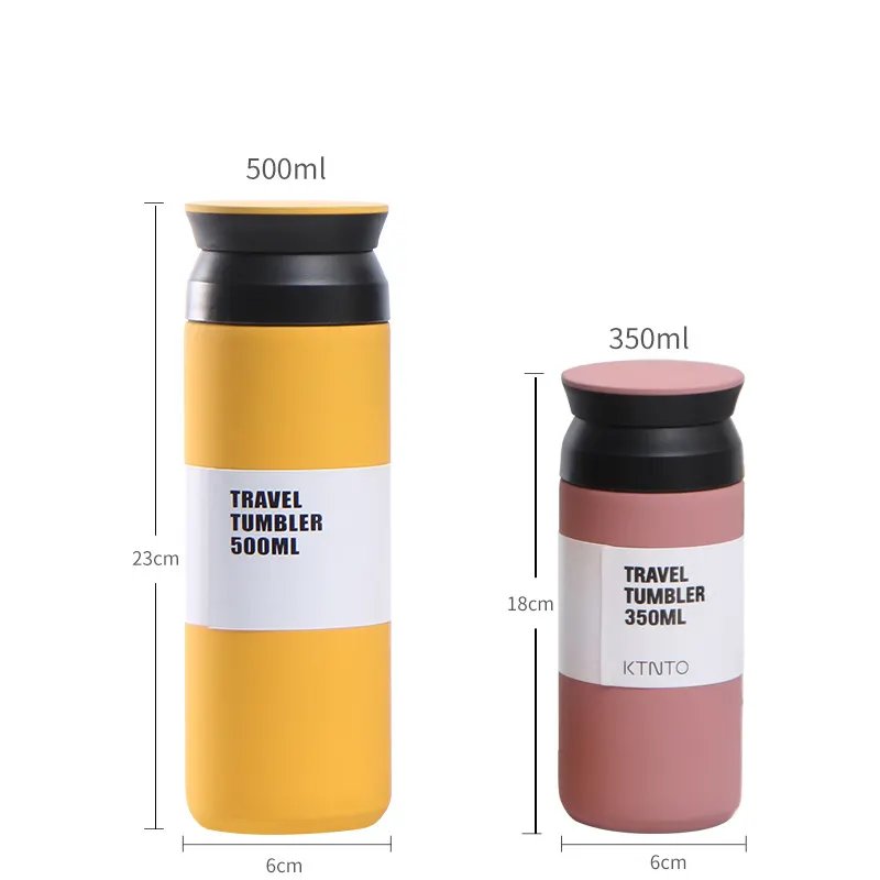 350ML 500ML Reusable Stainless Steel Bottle Custom Double Coffee Vacuum Insulated Stainless Steel Coffee Bottles