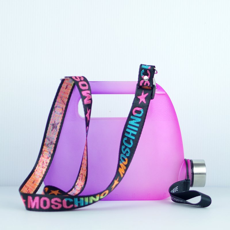 Popular products 2024 plastic clear water bottle motivational custom travel water bottle with strap for outdoor sport