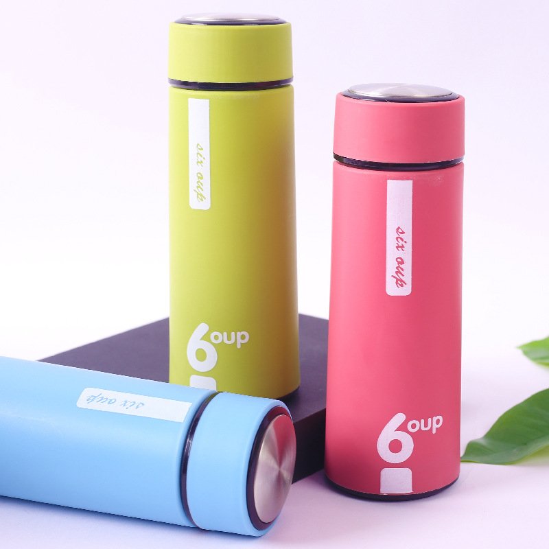 New creative glass water cup heat-resistant business thermos water bottle wholesale