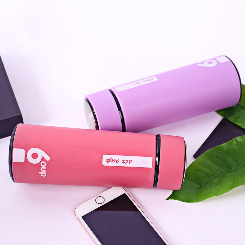 New creative glass water cup heat-resistant business thermos water bottle wholesale