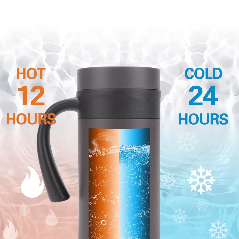 Vacuum cup with lid stainless steel insulated vacuum cup Travel Coffee Mug new Stainless Steel Coffee thermos