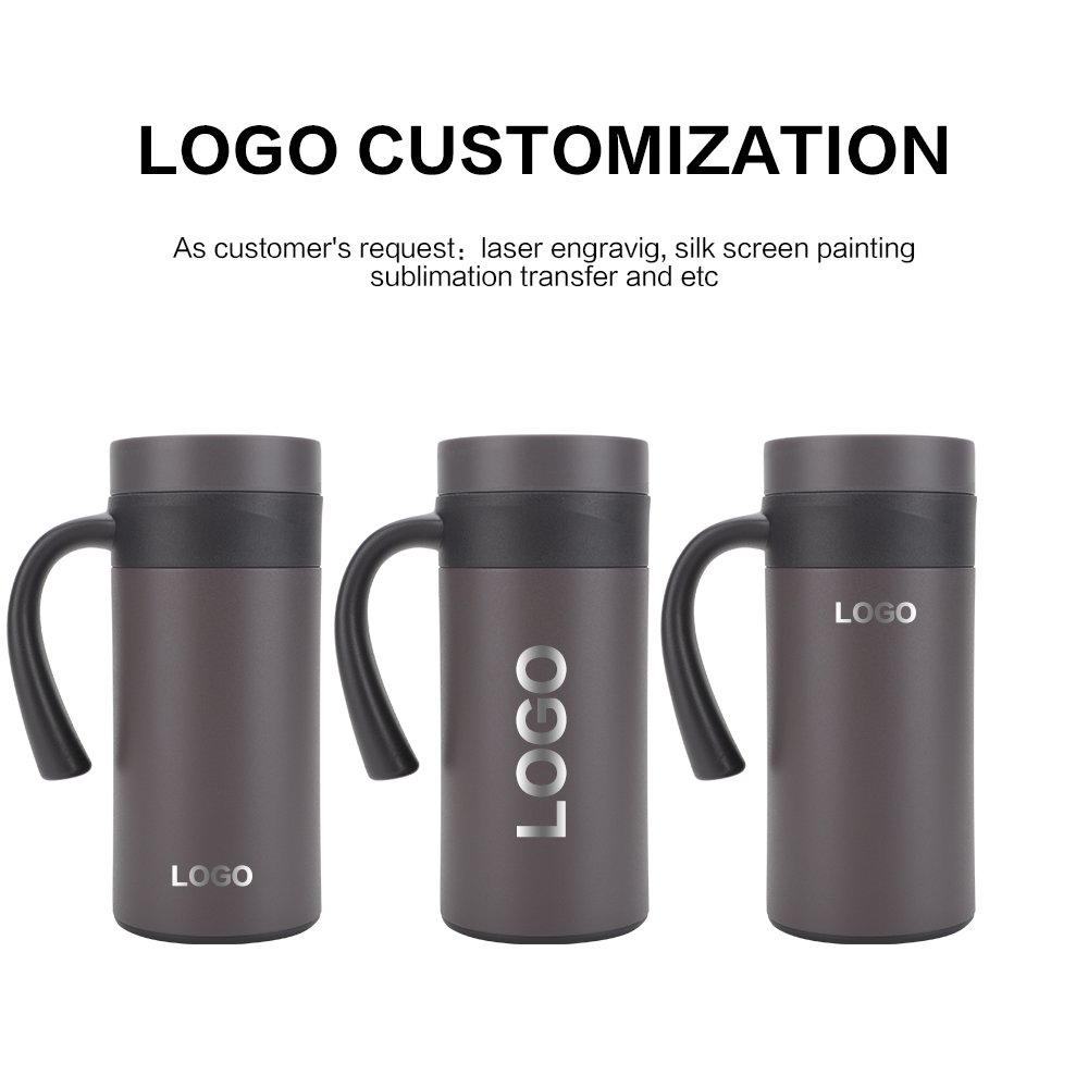 Vacuum cup with lid stainless steel insulated vacuum cup Travel Coffee Mug new Stainless Steel Coffee thermos