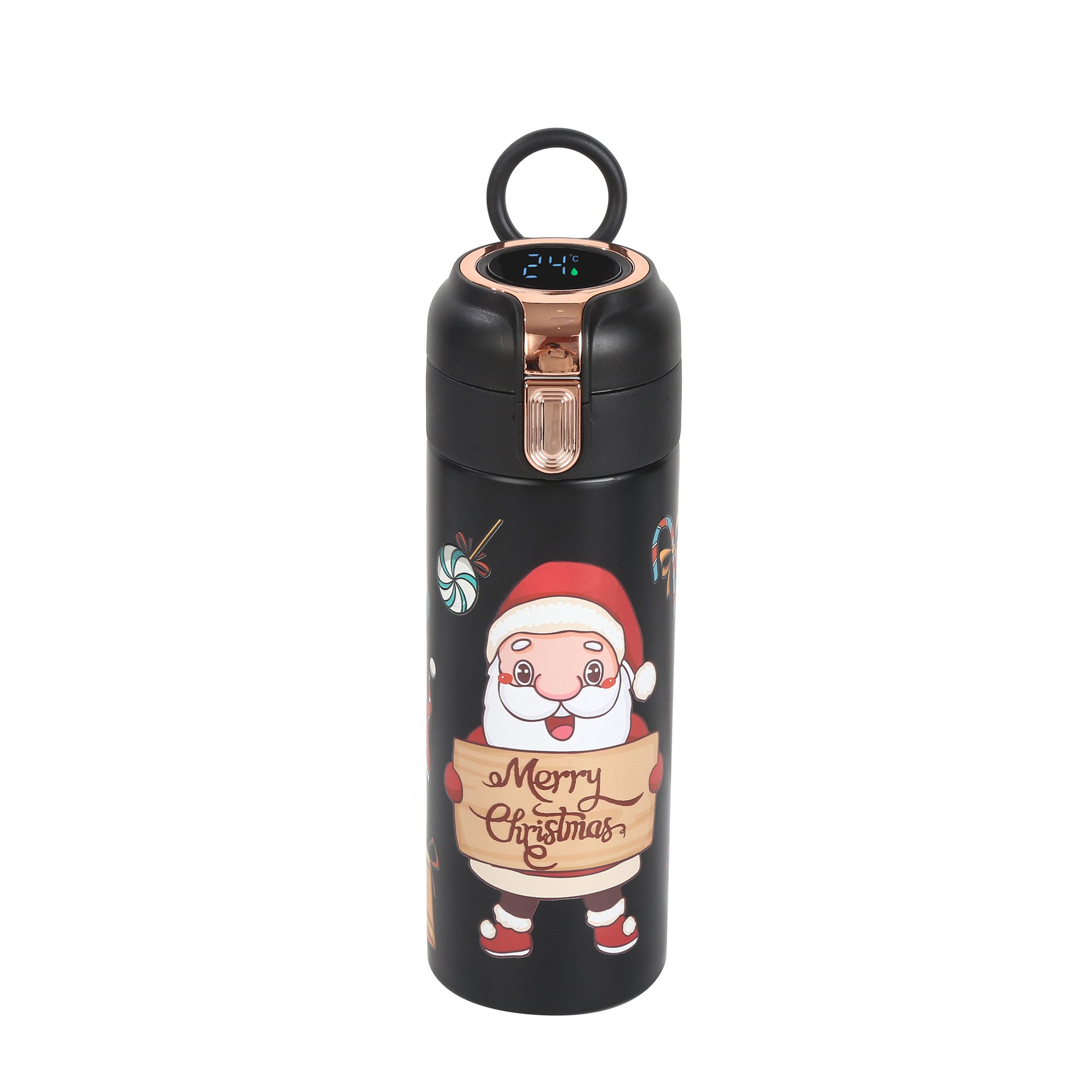 STARLII 500ml digital thermos stainless steel vacuum flask christmas smart water bottle with led temperature